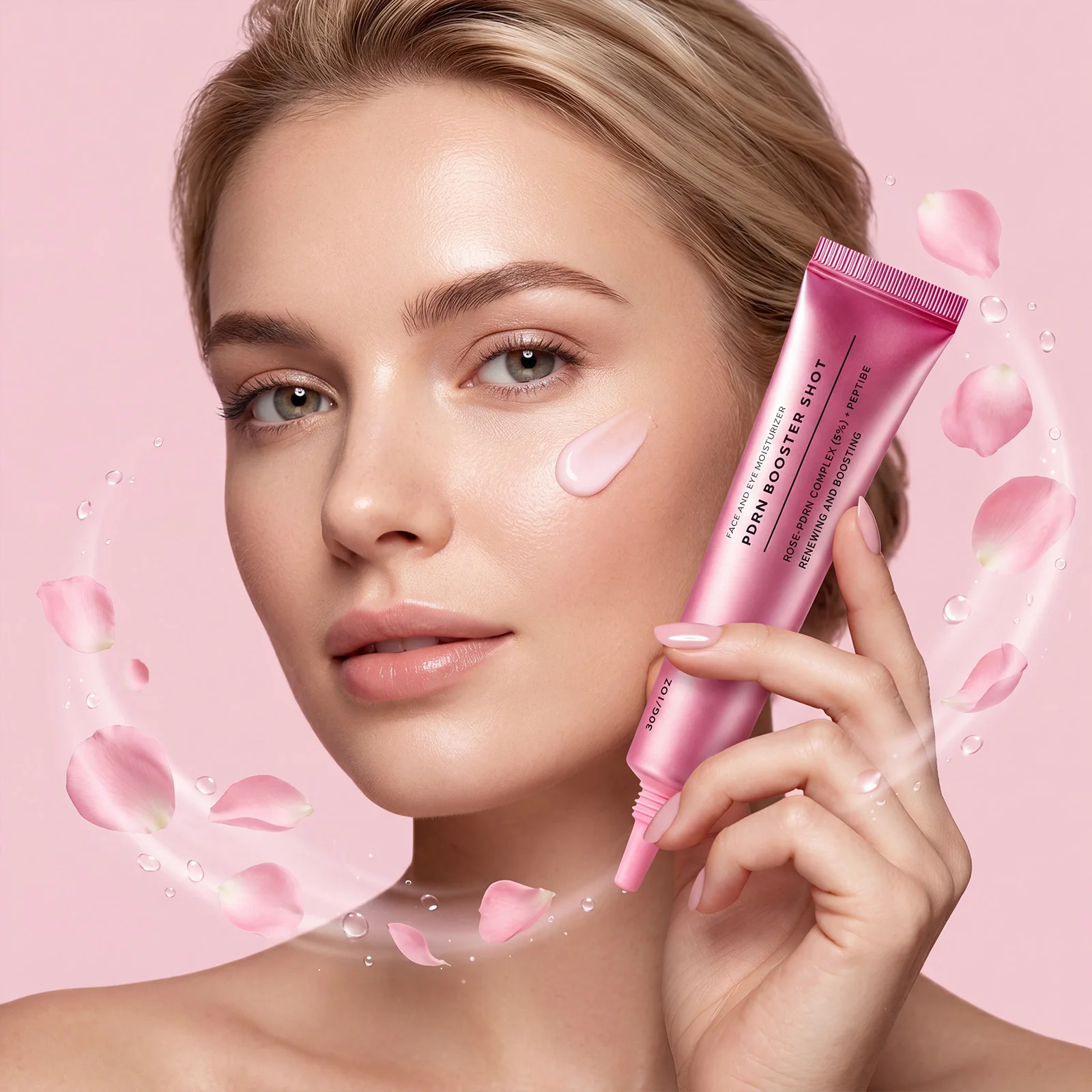 Face and Eye Moisturizer Deep Hydration Anti Dryness Soothing Repair Cream Dual Use Smooth Texture Brightening Shrink Pores 30g