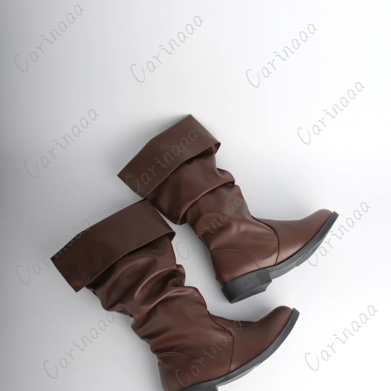 Botas de cuero de caballero Medieval para hombre, zapatos de Cosplay de Príncipe gótico, Retro, Punk, accesorios de fiesta de escenario de Carnaval de Halloween, botas Vintage de elfo