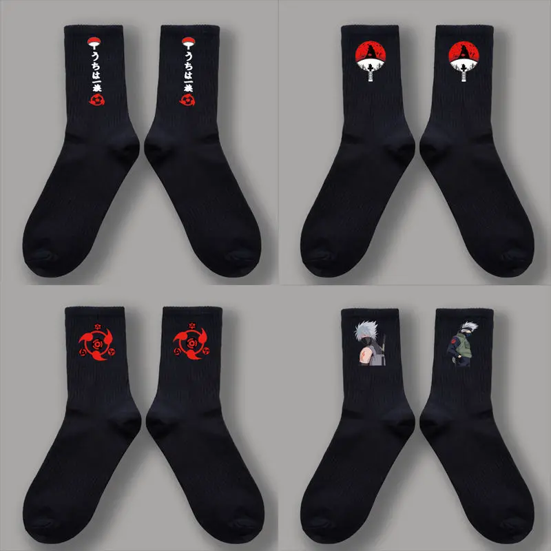 NEW Naruto Autumn Winter Warm Stockings Kawaii Boys and Girls Socks Anime Harajuku Gothic Fashion Stockings Cartoon Socks Gifts