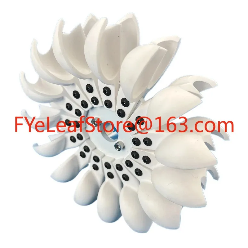 Pelton Impeller Impact Water Wheel Hydroelectric Power Generation Round Impeller DIY Power Generation