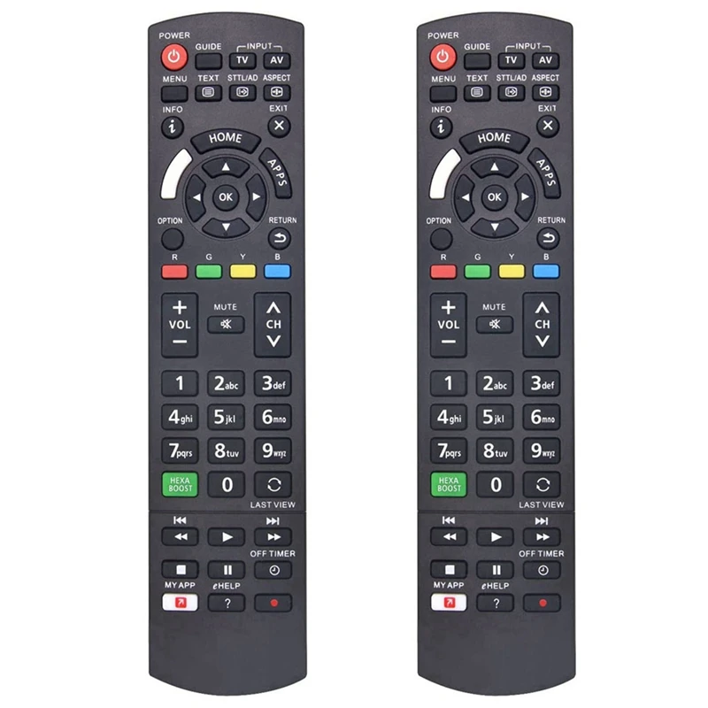 N75R-2X Control remoto Universal para Panasonic TV Control remoto para Panasonic Viera LCD LED 3D TV con Netflix