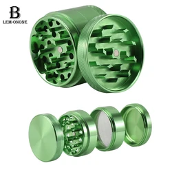 55mm Al Alloy Herb Mills, 4-parts Spice Grinder, Metal Tobacco Crusher, Kitchen Tools Smoking Accessories for Smoker Gifts