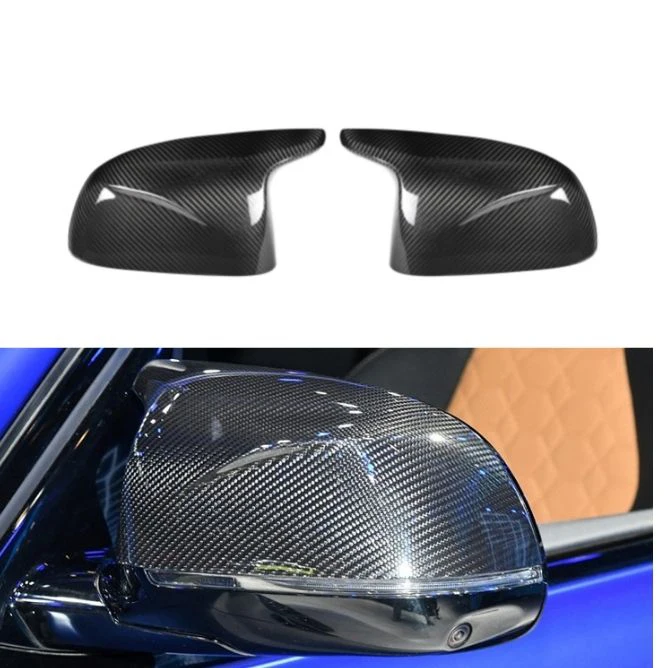 

Dry Carbon Side Door Rear View Replacement Mirror Housing Covers for X5 X5M F95 2019+