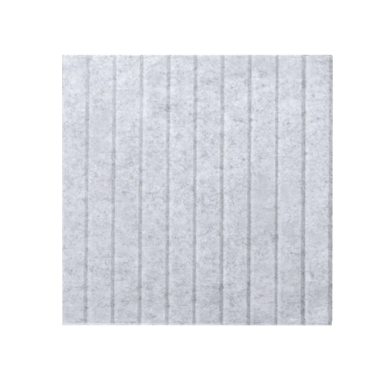 30*30cm 6/12PCS Self-Adhesive Soundproof Acoustic Wall Panel Decorative Modern Style Sound Proof Wallboard Wallpaper Noise Absorption Felt Cork Tiles Bulletin Pin Board for Home Office Wall Ceiling Living Room