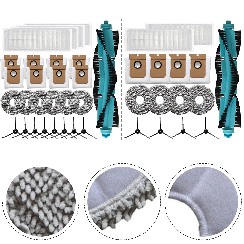 Main Brush Mop Cloth Filter Dust Bag Side Brush Kit For Conga 13090 Spin Revol Home & Wash Vacuum Cleaner Household Tools