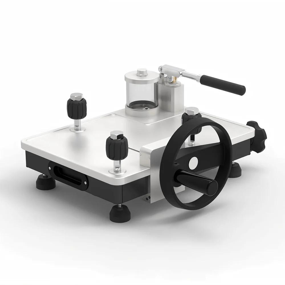 

YH160BW Desktop Lab Metrology Manual Oil Pressure Calibration Pump Factory Sale Hydraulic Pressure Pump Bench Type (0~100)MPa