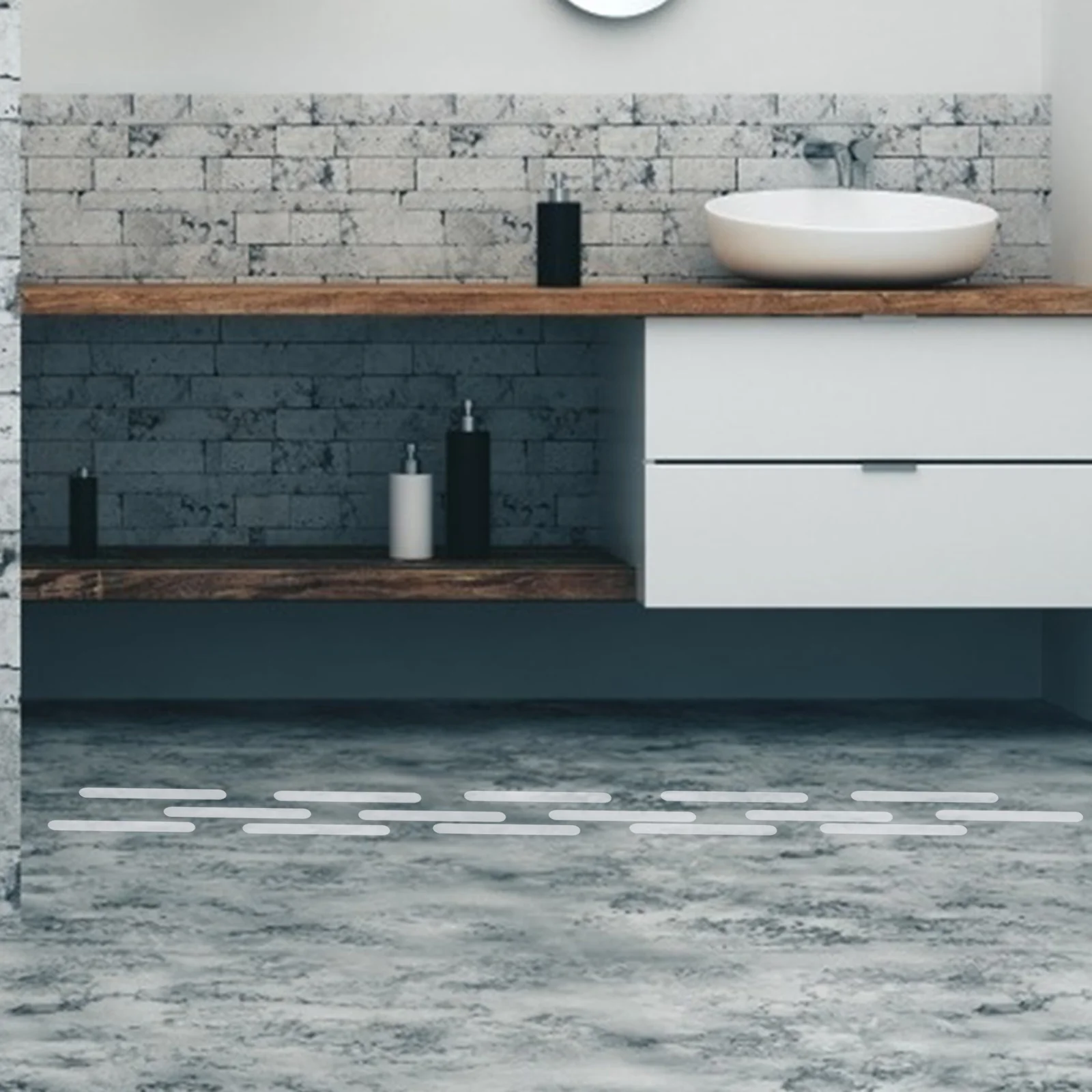 

24Pcs Non-Slip Tape Anti-Slip Strips Premium Waterproof Bath Safety Strips for Bathtubs Showers Floors Stairs Adhesive Treads