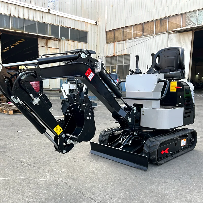 Customized Hot Sales Diesel Farm 1.0Ton Excavator Bucket Crawler Wood Grabber NEW Excavator For Sale