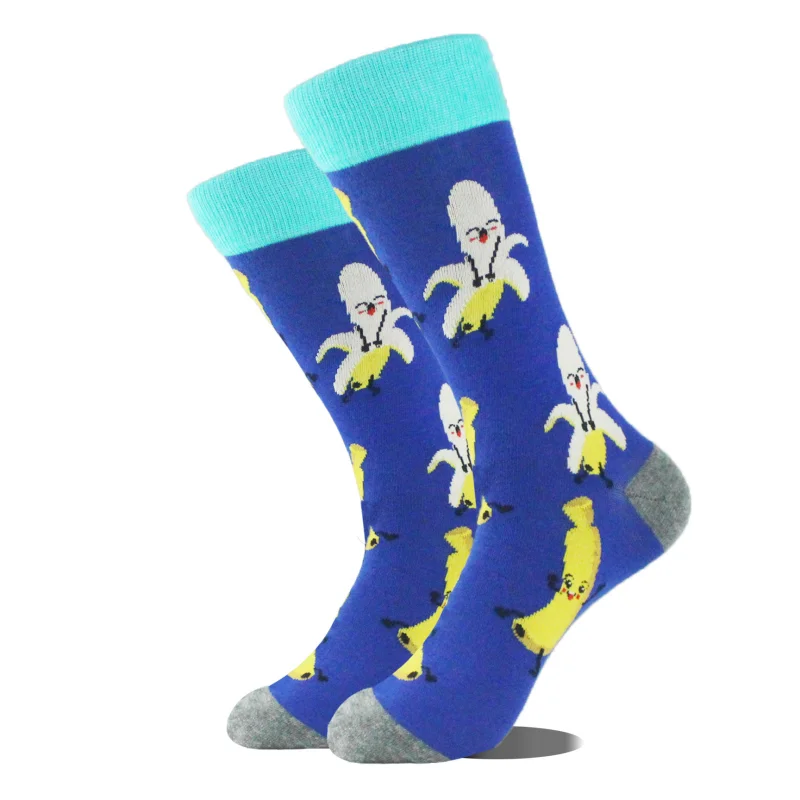 1 paar dierennieuwigheid sokken met buitenaardse dinosaurus mopshond panda flamingo cactus en skateboard print voor mannen vrouwen unisex EU 37-44
