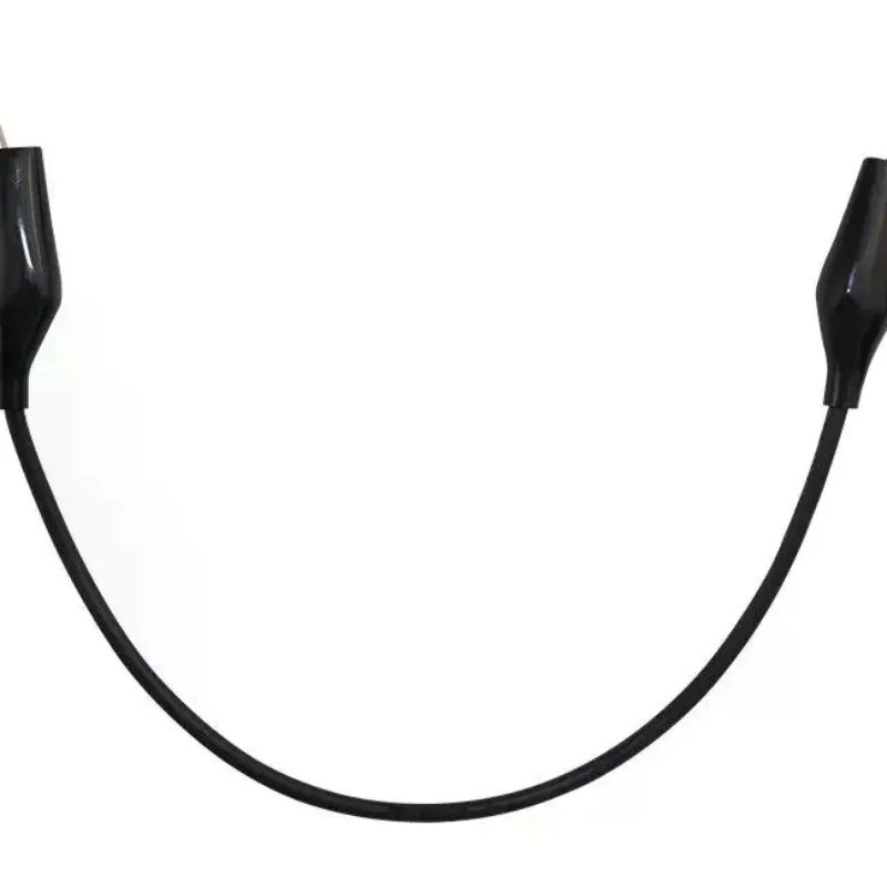 2PCS Alligator Clips Electrical DIY Test Leads Alligator Double-ended Crocodile Clips Roach Clip Test Jumper Wire 46CM