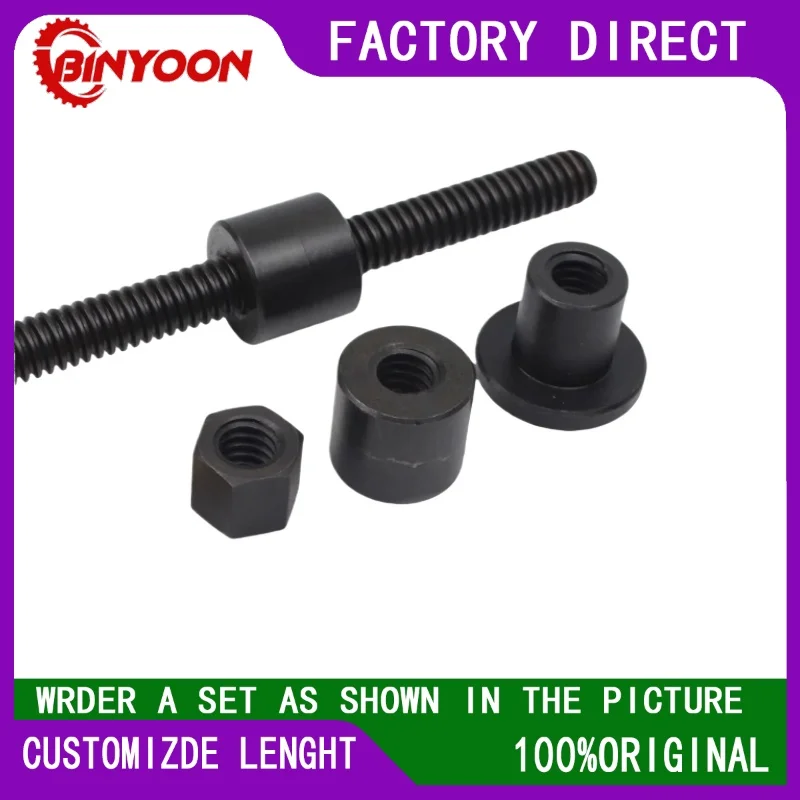 45 Steel Trapezoidal Wire Rod Round Nut T8 10 12 14 16 18 20 22 24 25 28 30 32