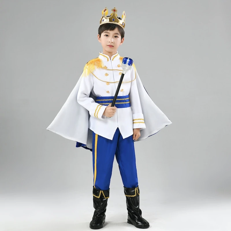 

New children's Prince Charming costume, Halloween boy prince count costume, party event drama performance costume