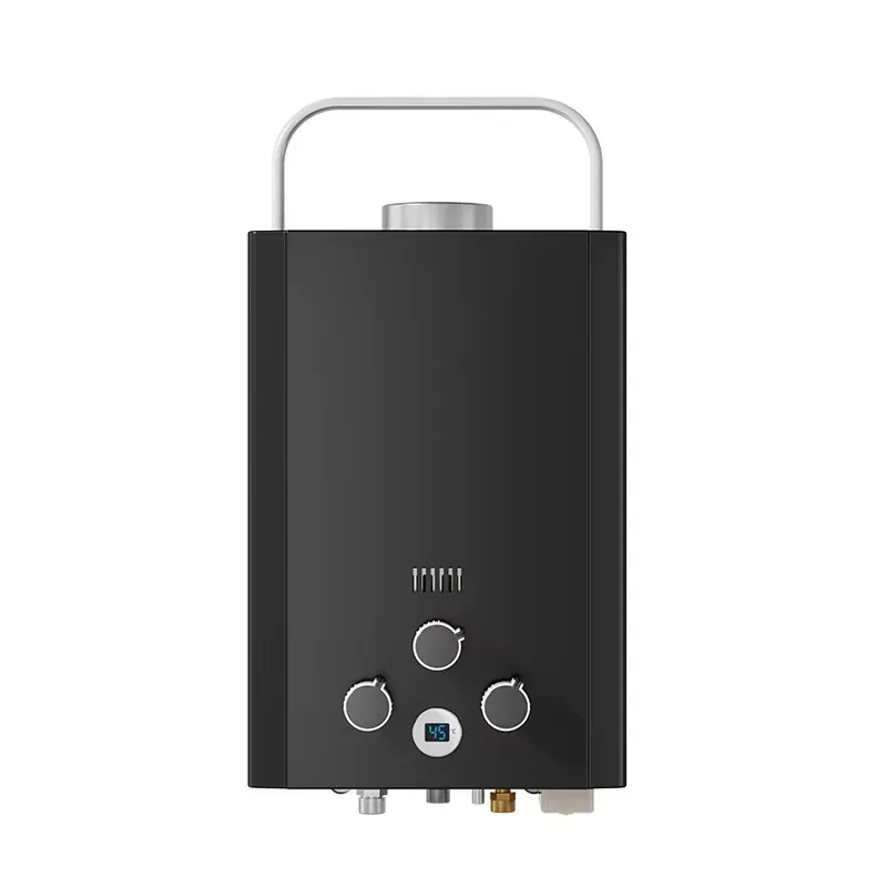 6L portable camping shower liquefied petroleum  instant boiler camper tankless water heater