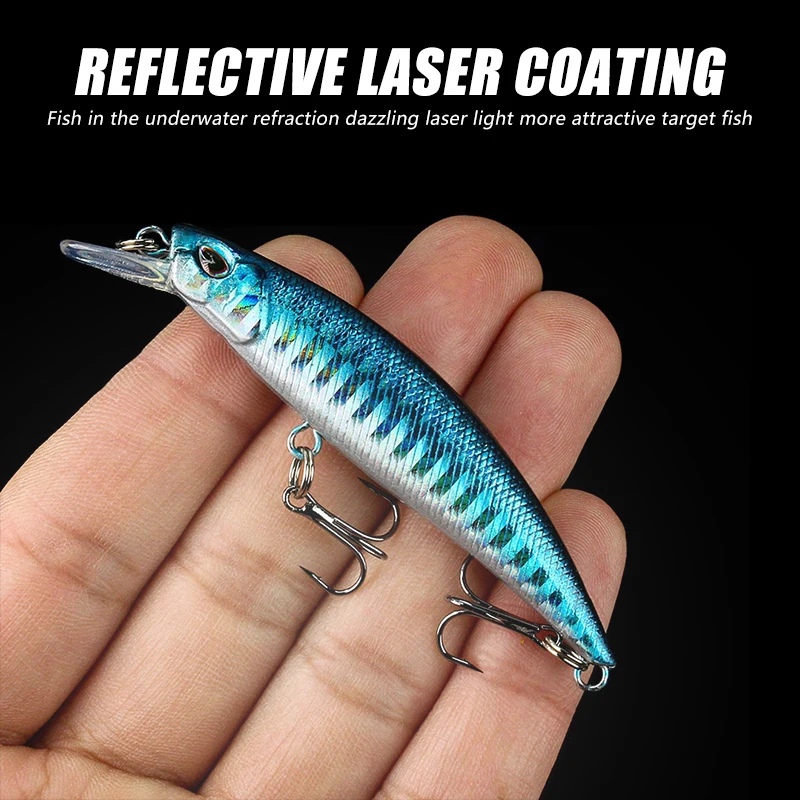 Sinking Minnow Fishing Lure Pike 8cm 9g Perch Bait Wobblers Artificial Hard baits Peche en mer Spring Goods for fishing