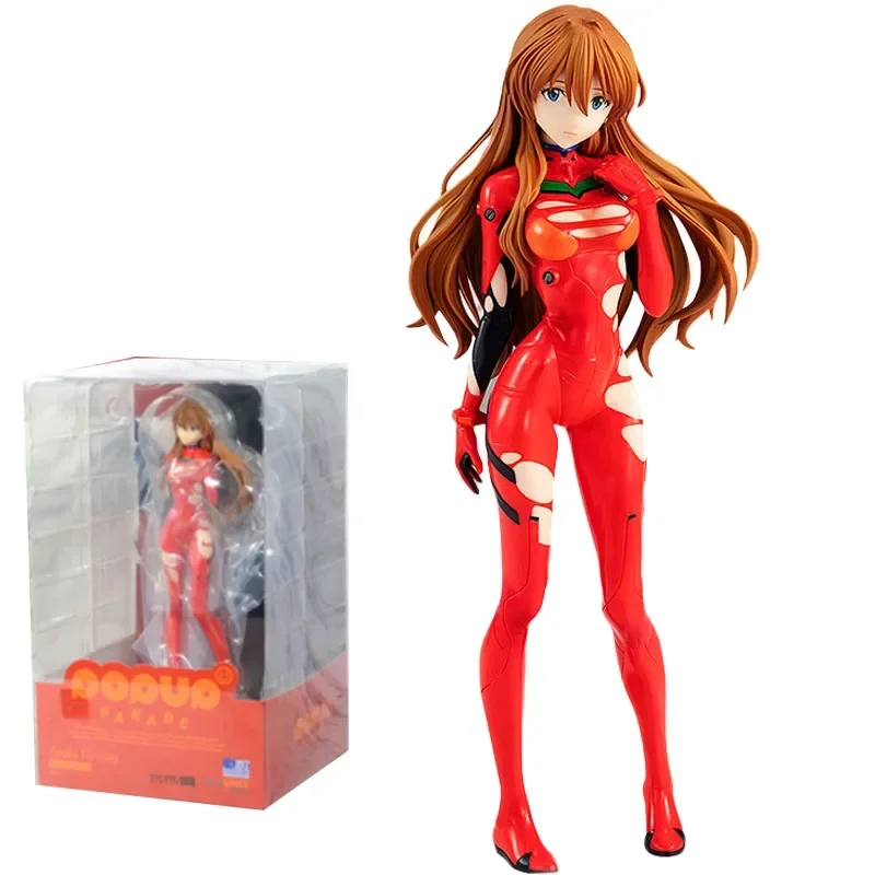 Original GSC POP UP PARADE Asuka Langley Soryu Anime EVA NEON GENESIS EVANGELION Action Fiqure Model Toy GOOD SMILE Genuine