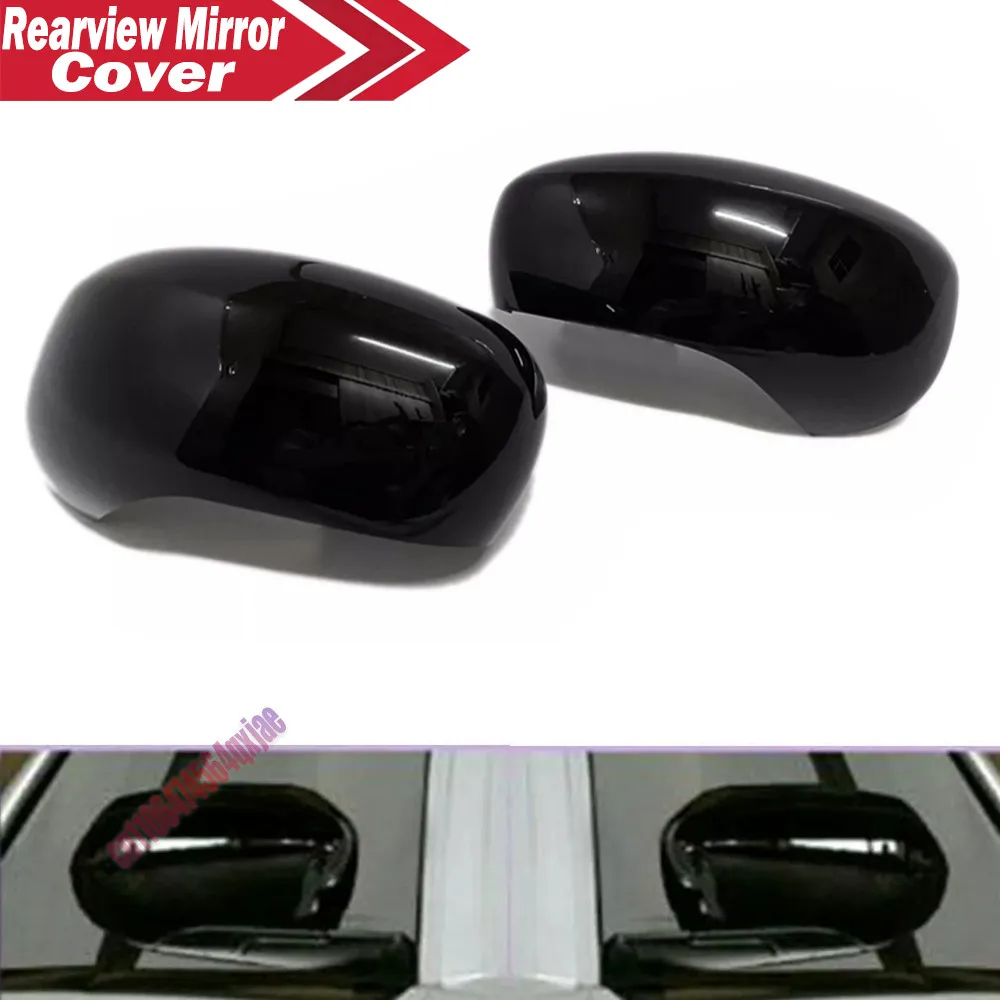 For Dodge Charger Magnum For Chrysler 300 2005-2010 Car Rearview Side Mirror Cover Wing Cap Exterior Door Trim Adhesive Sticker