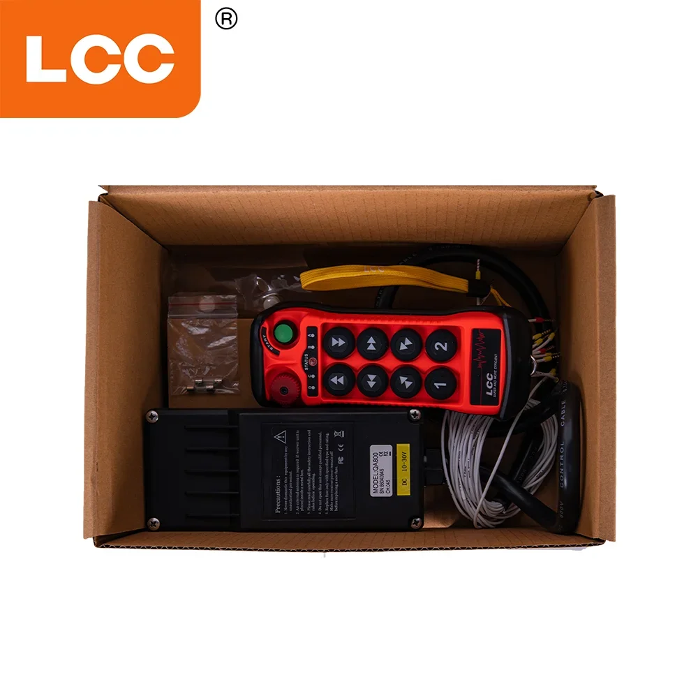 TLF QA800 Rc Transmisor y Receptor 12v 8 Botones Rf Grúa Inalámbrica Control Remoto