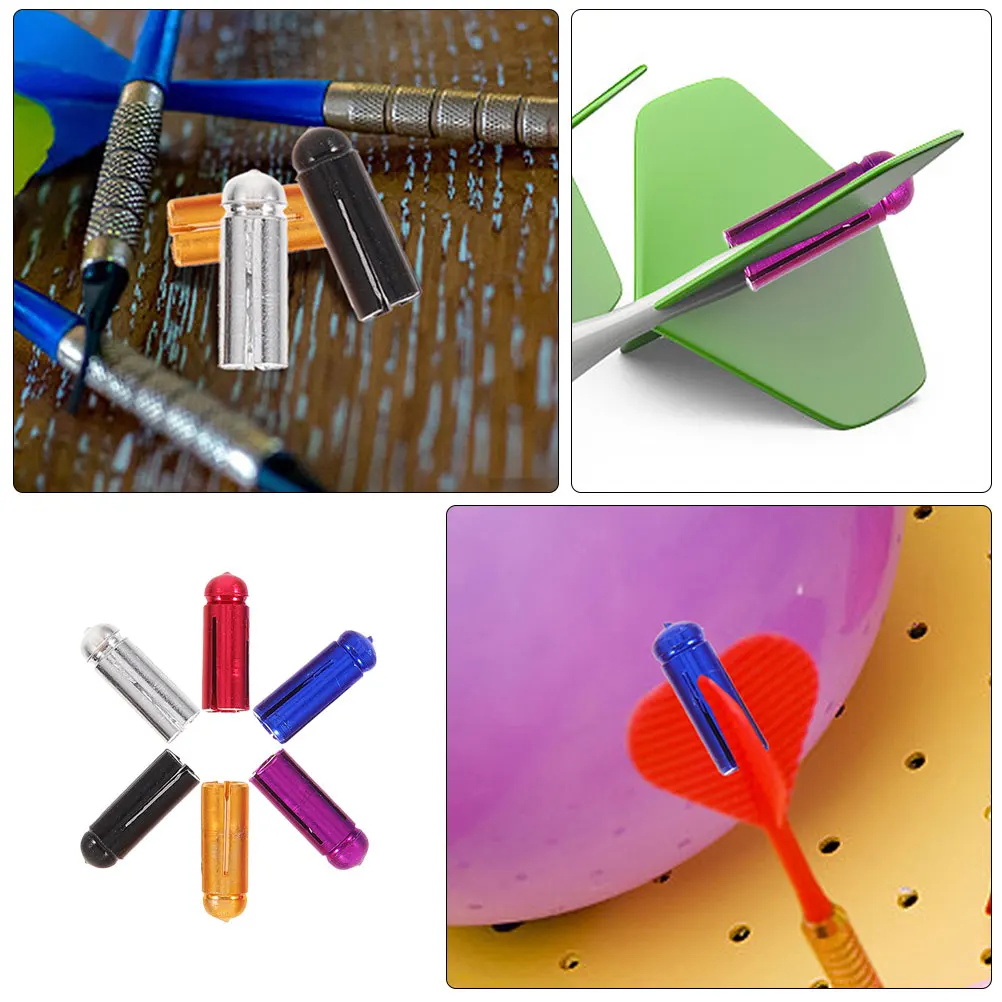 

18 Pcs Dart Wing Corrector Flights Puncher Tool Protectors Accessories Protection Parts Aluminum Alloy Professional