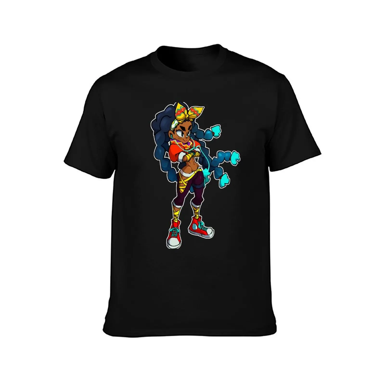 Kimberly: Victory Pose T-Shirt Summer Casual Cotton Tee Oversized Streetwear Tops Vintage Graphic Print Unisex Men Women