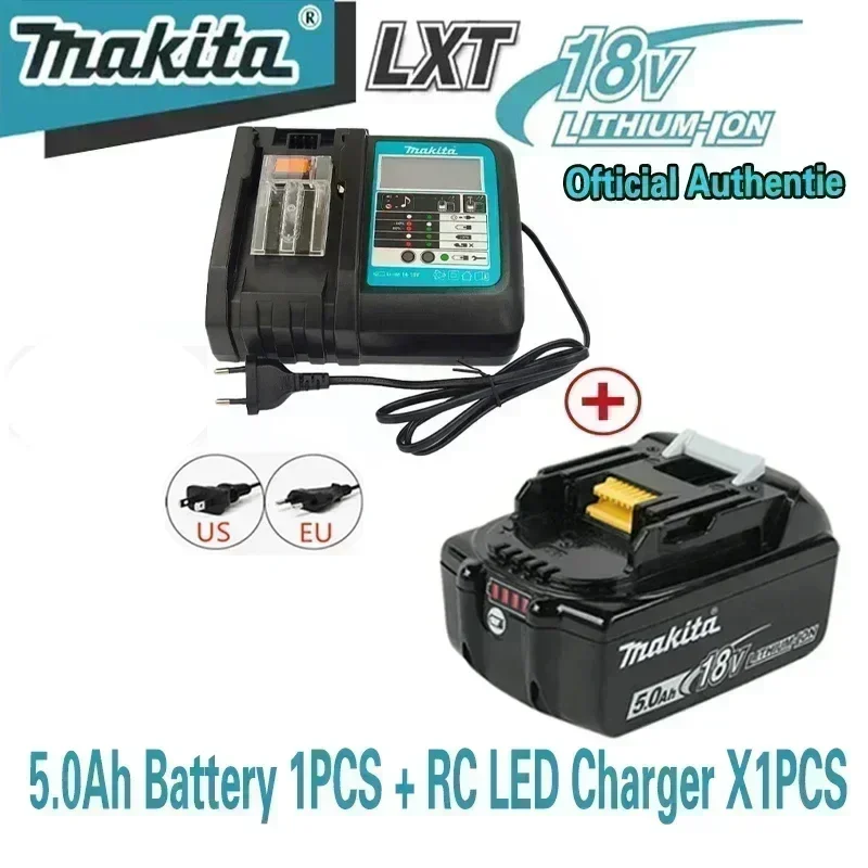Originele Makita 18V 3A oplader met oplaadbare batterij Makita BL1830 BL1830B BL1840 BL1840 BL1850 BL1850B Fast Chargi