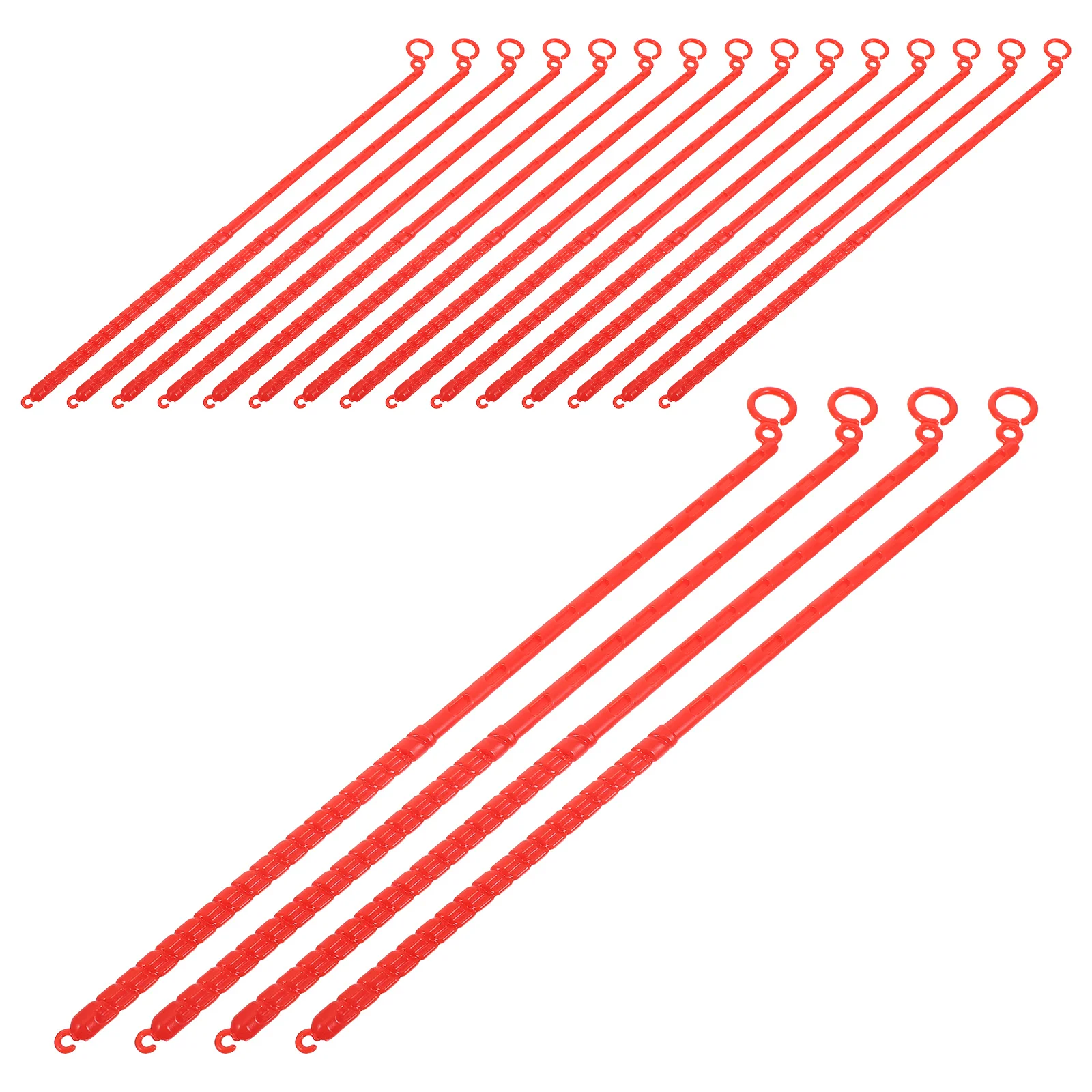 

100Pcs Plastic Lantern Poles 24Cm Sturdy Handheld Stick Accessories for Spring Festival Party Decorations Lantern Making