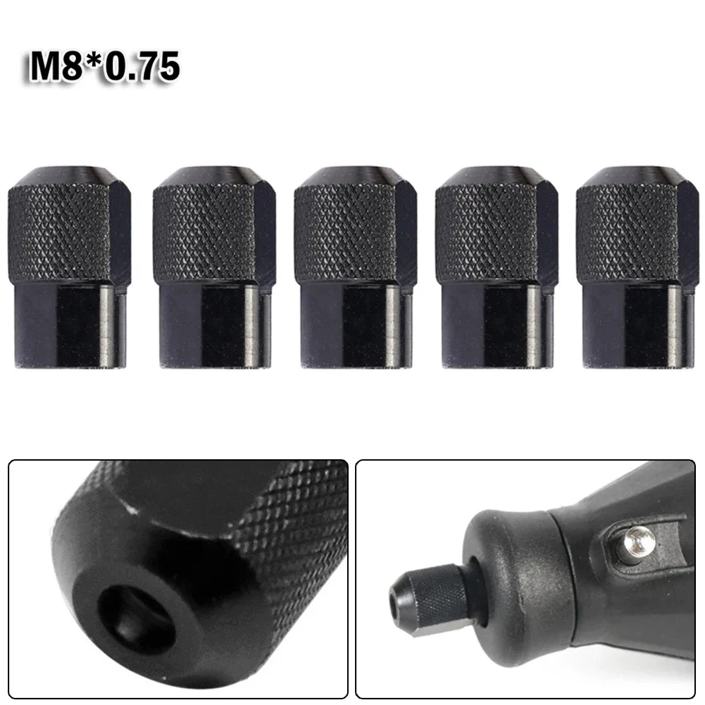 

5pcs Drill Chuck For Accessories Rotary Tools Chuck Nut Power Tool Accessories Zinc Alloy Nuts M8X0.75mm Abrasive Parts