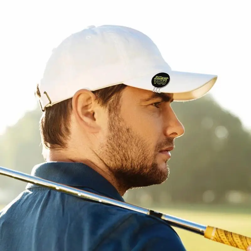 Pince à chapeau de club de golf, marqueur de balle magnétique amovible, poignées pour golfeurs