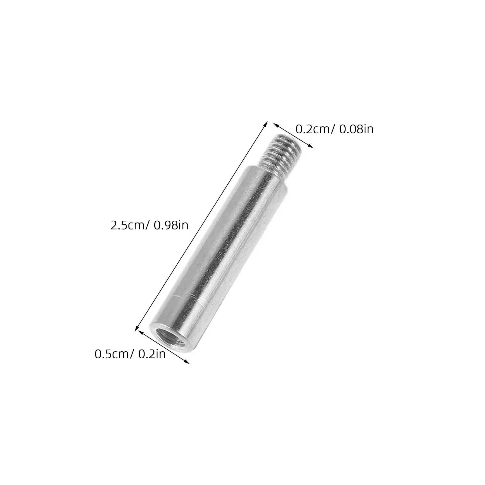 10Pcs Music Box Extension Bar Set M3.5 Threaded Metal Spindle Extension Rod 25Mm for DIY Music Box Repair Upgrade Winding Shaft