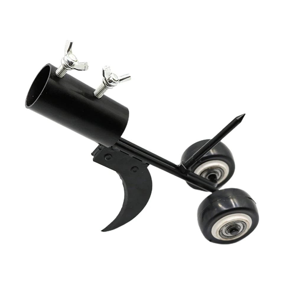 2 in 1  Tool Crevice Rolling Weeder Lightweight Portable Weeding Hook for Deck Sidewalk