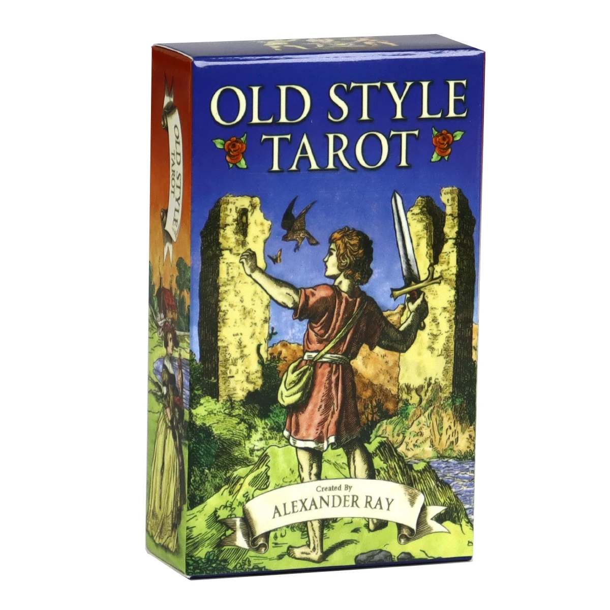 Old Style Tarot Cards For Family Party High Quality Fortune Telling Divination Tarot Deck 78 Cards Deck With PDF Guide Card Game