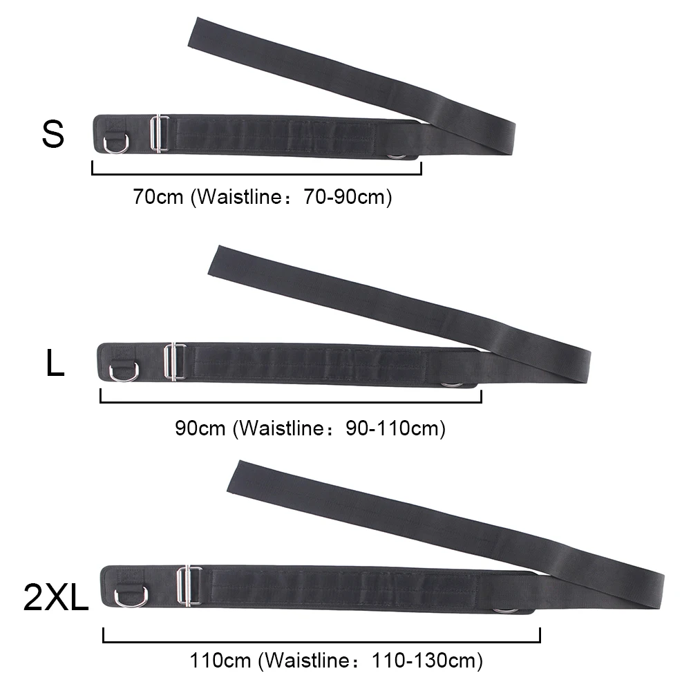 Fitness 3-warstwowy nylonowy pas zanurzeniowy do podnoszenia ciężarów, wytrzymały do obciążenia podciągania, kurzu, kwadratów, biodra, swetrów dla