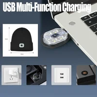 3-in-1 Bluetooth Beanie with Light, 6 LED USB Rechargeable Unisex Headband with Cordless Headphones - Image 5