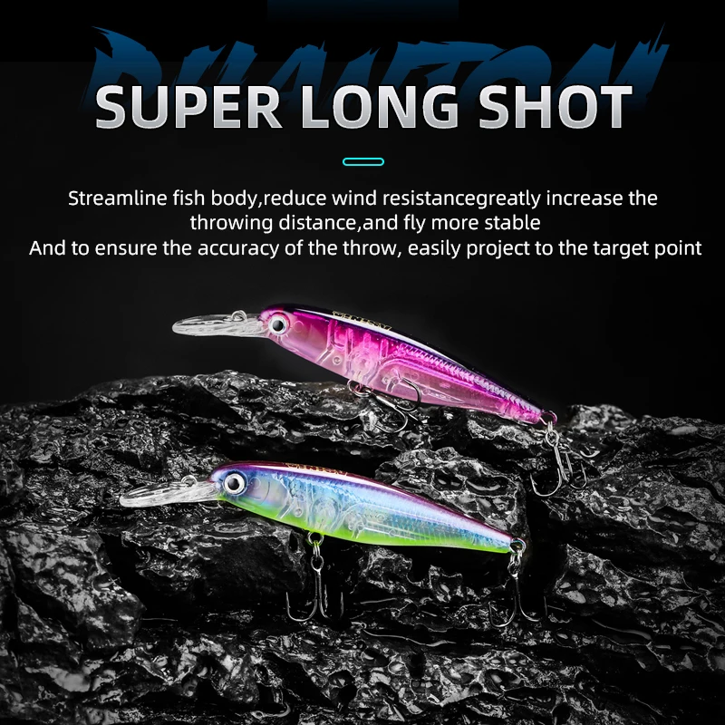 ASINIA 61mm 4.6g Hot SP fishing lures 10 professional UV color minnow Magnet weight system wobbler crankbait Fishing accessories