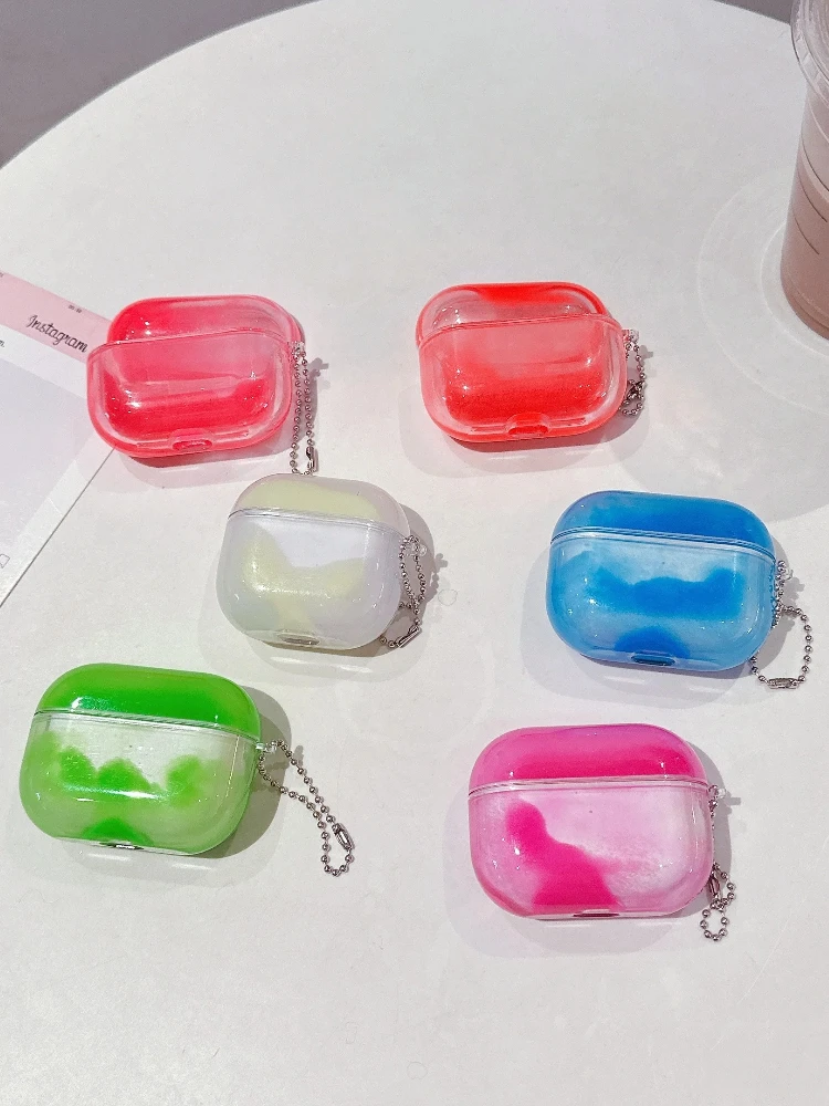 Świecące, błyszczące etui na słuchawki z ruchomym piaskiem do AirPods Pro 4 3 2 1, luksusowe etui ochronne z ruchomym piaskiem, twarda obudowa. — zdjęcie produktu 7