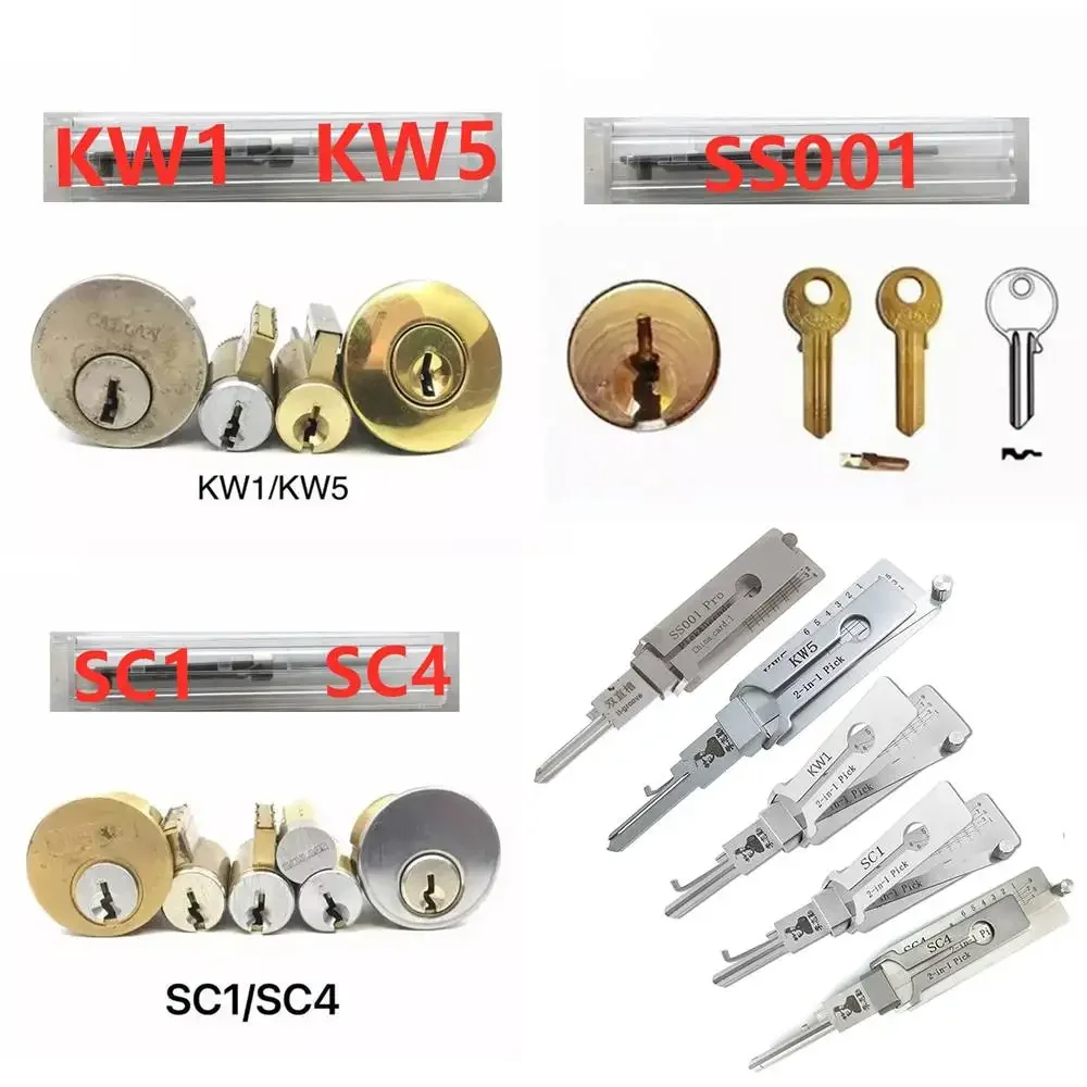 2 In 1 Key Precision Hook and Pick Set O-Ring Pick-up Kits Maintenance Repair Tool Car Unlocking Engineering