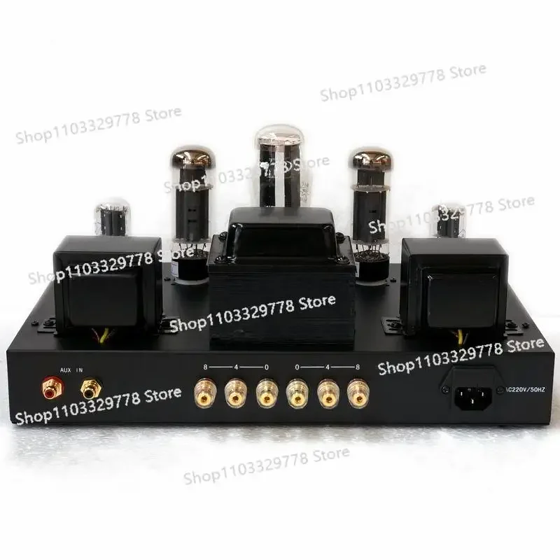 LaoChen EL34 Tube Amplifier HIFI  Single-Ended Class A handmade Black Bluetooth 5.0 Amplifier
