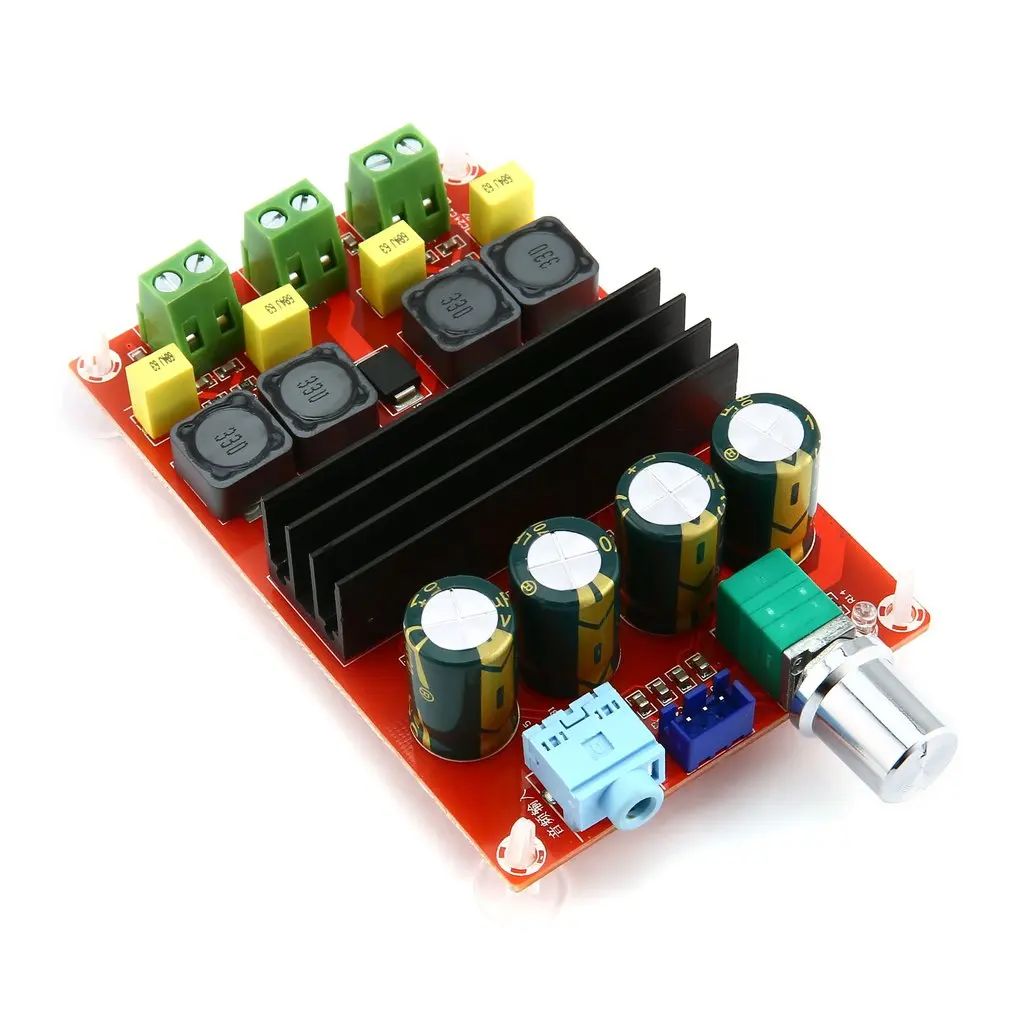 2*100W TPA3116 Digital Power Amplifier Board Dual Channel Digital Audio Amplifier Board Module (2.0) Super Bass Amp Dropshipping