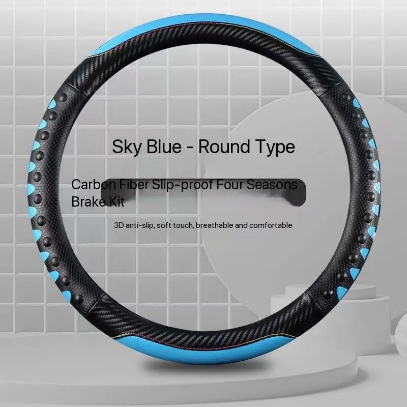 Car Steering Wheel Covers For Mitsubishi Pajero 4 2 Sport Outlander xl asx Montero Accessories Lancer 9 10 Carisma 6
