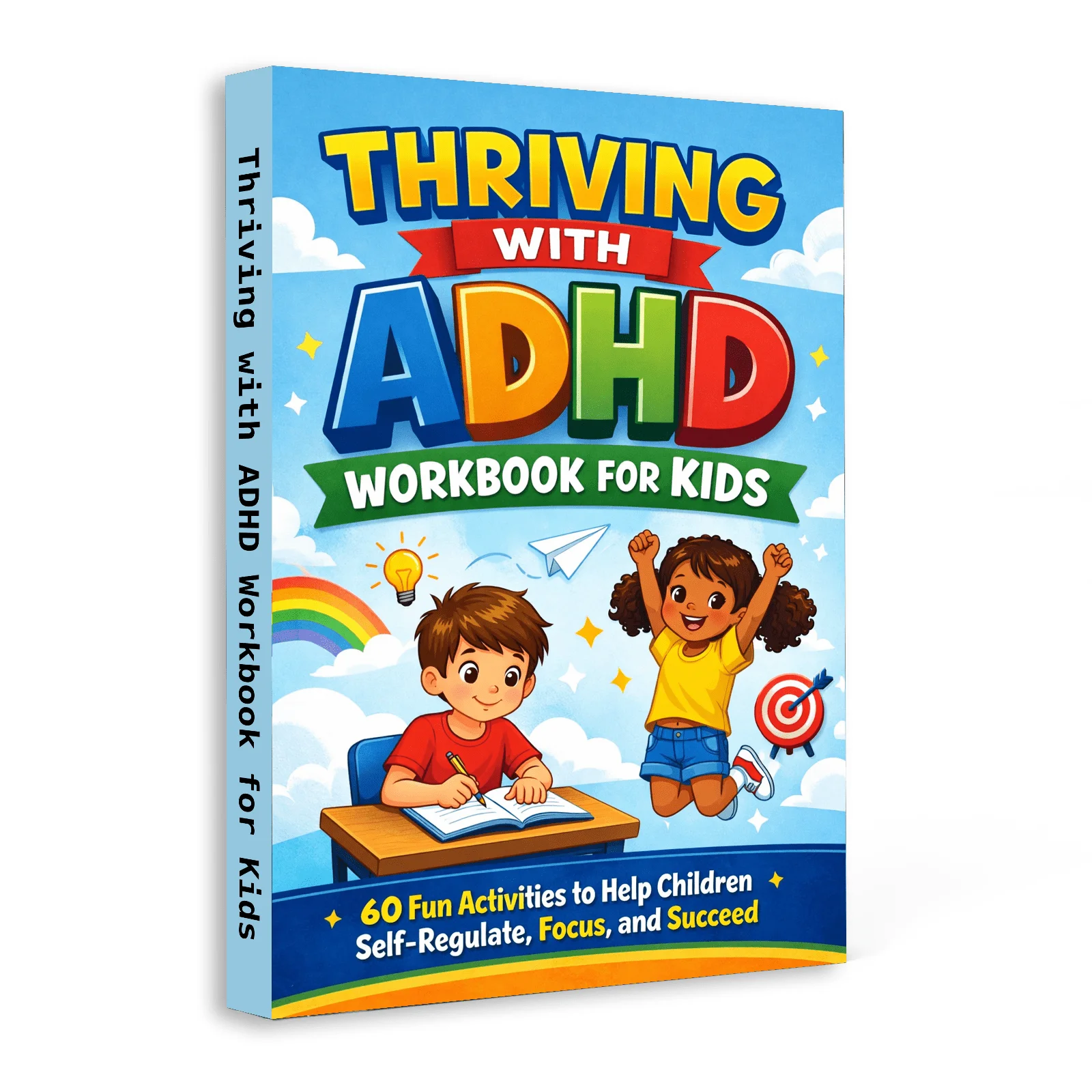Thriving with ADHD Workbook for Kids: 60 Fun Activities for Self-Regulation, Focus & Confidence | ADHD Help Book for Children