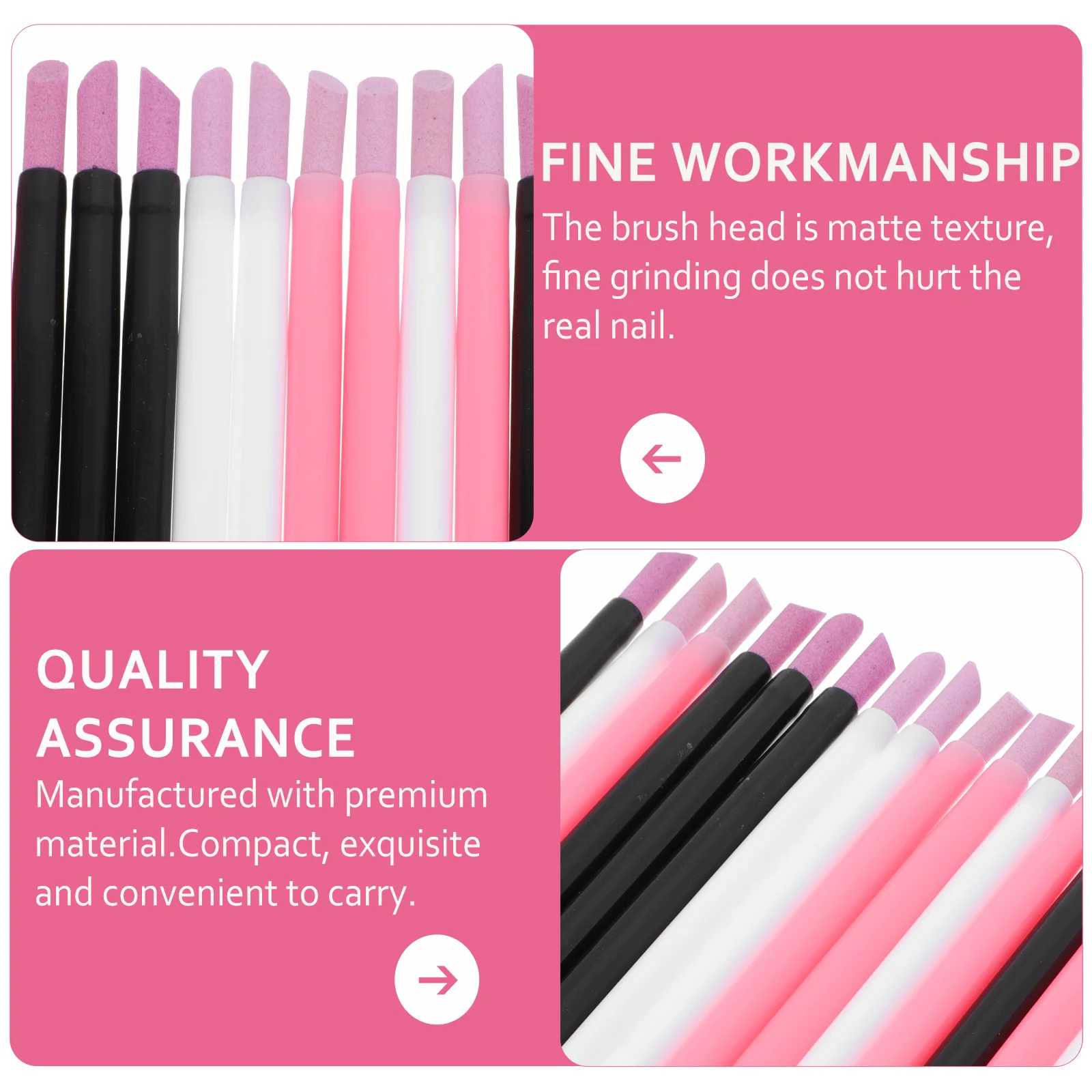 

15Pcs Nail Carving Pen Double-Headed Nail Grinding Pen Manicure Dead Skin Remover Tool Cuticle Remover Manicure Tool