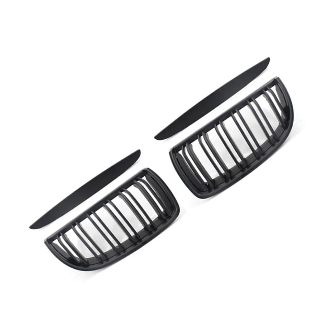 

Bumper Grille 51137120008 51137120007 For BMW For 3 Series For E90 For E91 2006-2008 Black Double Line Modified Intake Grille