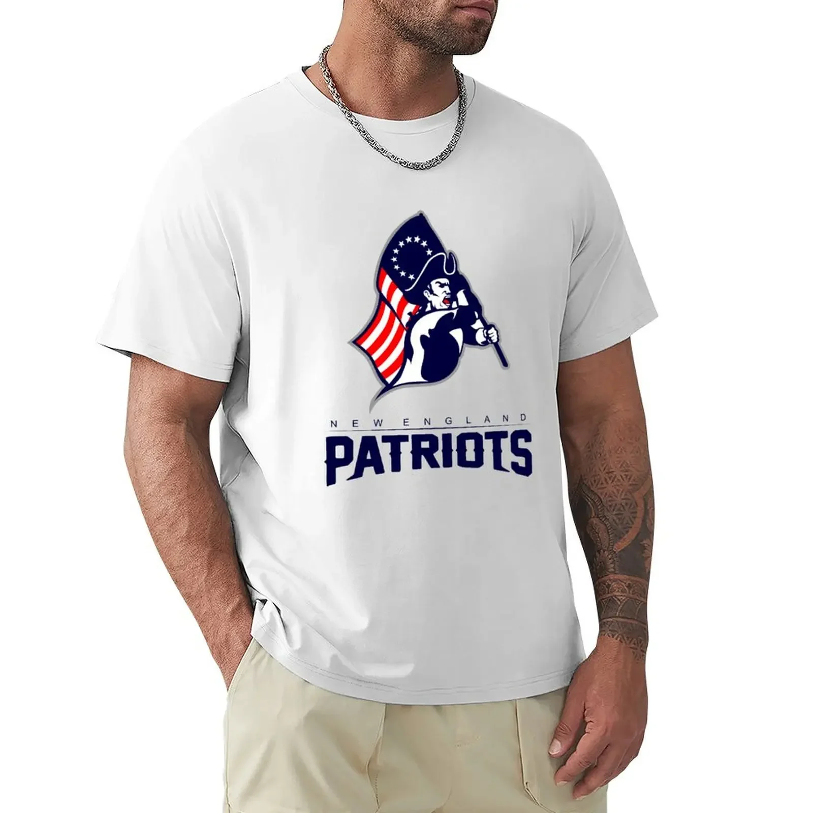 

England Patriots T-Shirt summer clothing Blouse T-shirts for men cotton mens designer clothes new in tops & tees Short Sleeve