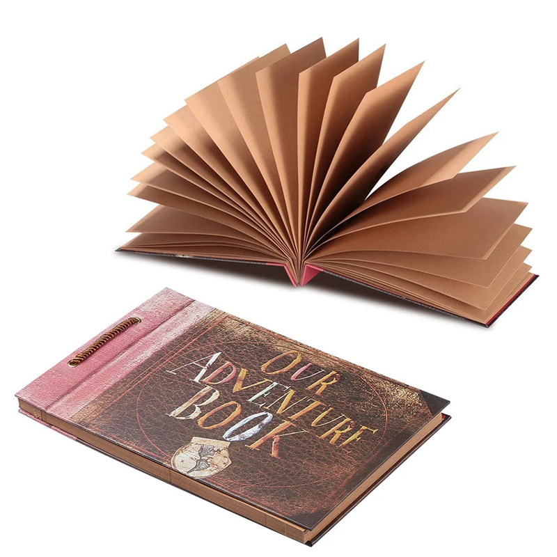 40 Pages Photo Album Kraft Paper Photocard Holder Book Multifunction For Picture Scrapbooking Albums DIY Picture Craft