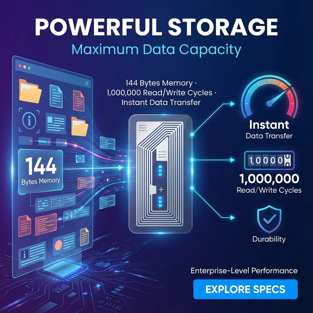 11*21mm NFC Tag Sticker NTAG213 Chip Adhesive Transparent RFID Label Rewritable 144 Bytes Memory for NFC Applications