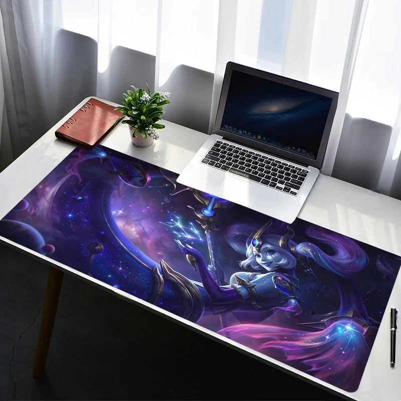 

Mouse Pad Laptop Non Slip Extended Desktop Mouse Mat L-league of Legends Nami PC Rubber Keyboard Pad Gaming Accessories Mousepad