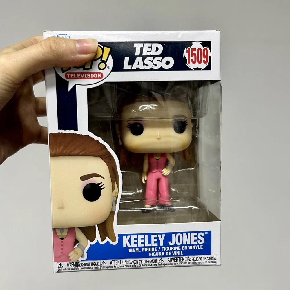 Televisión, Ted Lasso, Funkos, Keeley Jones # 1509 Nate Shelley # 1511 Muñecos de Vinilo Coleccionables, Figuras de Acción, Decoración para el Hogar