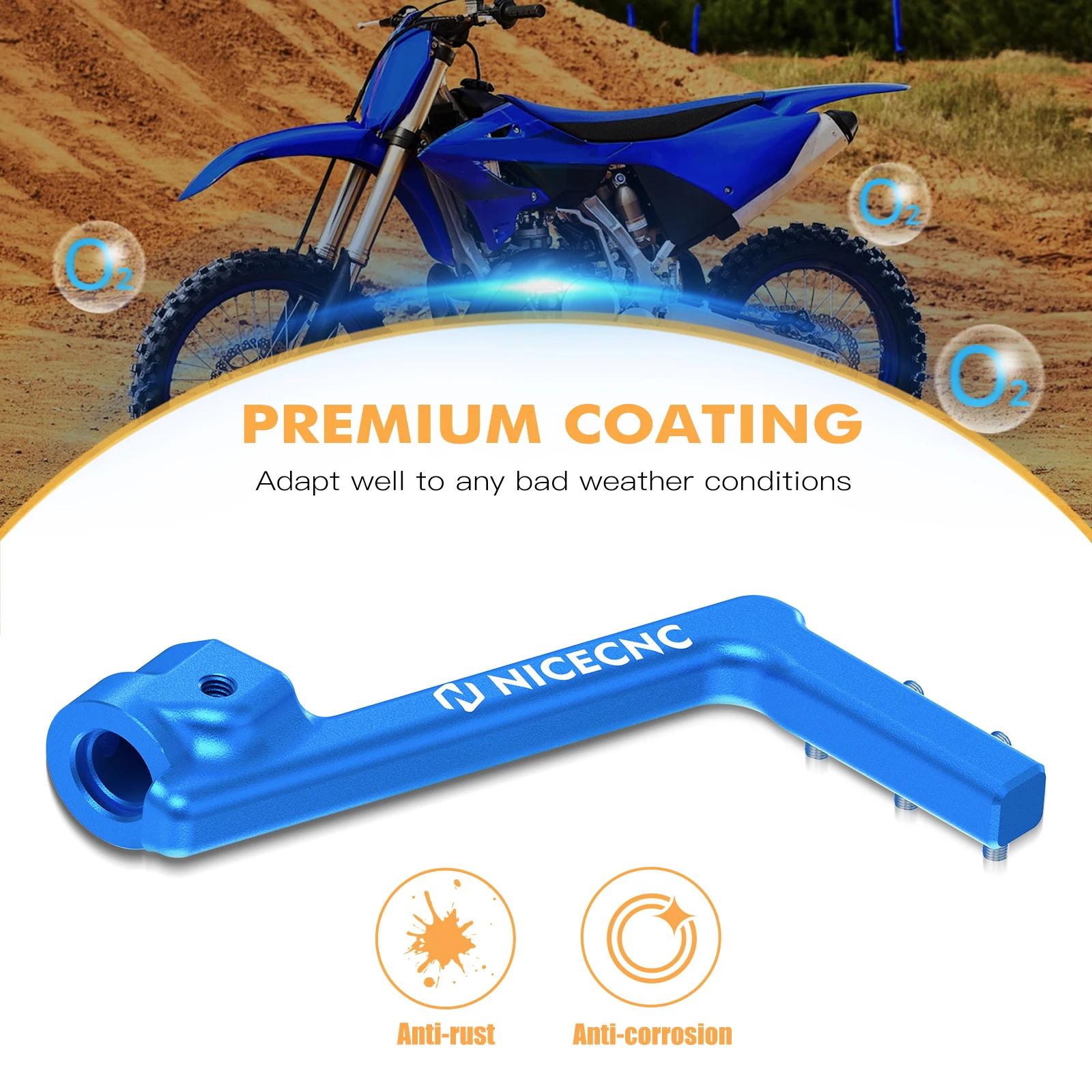 NICECNC For Yamaha YZ85 YZ 85 2002-2018 2017 2016 2015 2014 2013 Motorcycle Kick Start Starter Lever Pedal Arm 5PA-15620-01-00