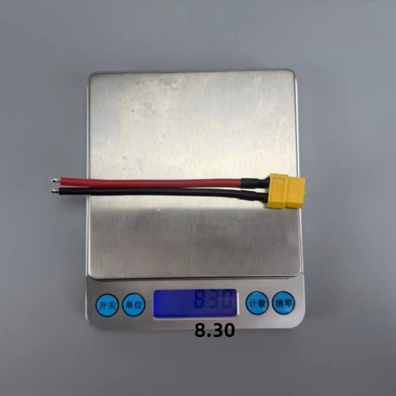 Männlicher und Weiblicher Steckverbinder mit Silikonkabel 14 AWG XT60 Anschlusskabel Doppelverlängerungskabel für RC-Modell Zubehör – Detail 7