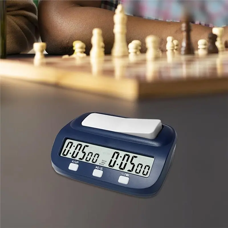A12E-Chess Clock, Board Game Timer, Portable Digital Chess Timer With And Delay Features view 5