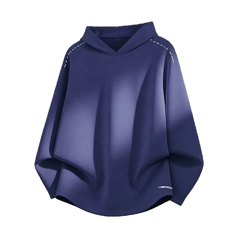 

Men's Solid-Color Moisture-Wicking Ice Silk Long-Sleeved T-Shirt Casual Fitness Outdoor Jacket Trendy Spring/Summer 2026